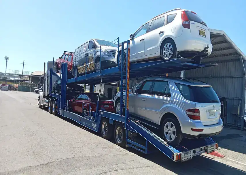 car transport on a carrier